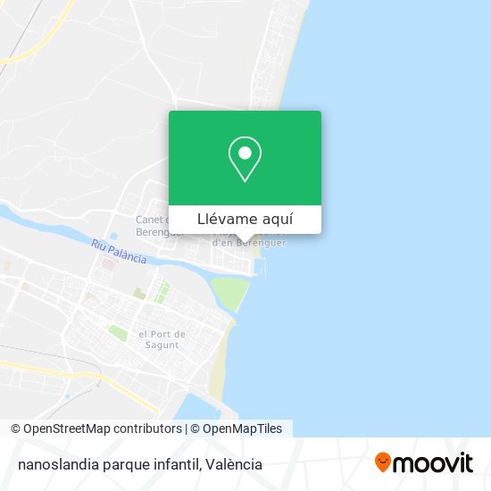 Mapa nanoslandia parque infantil