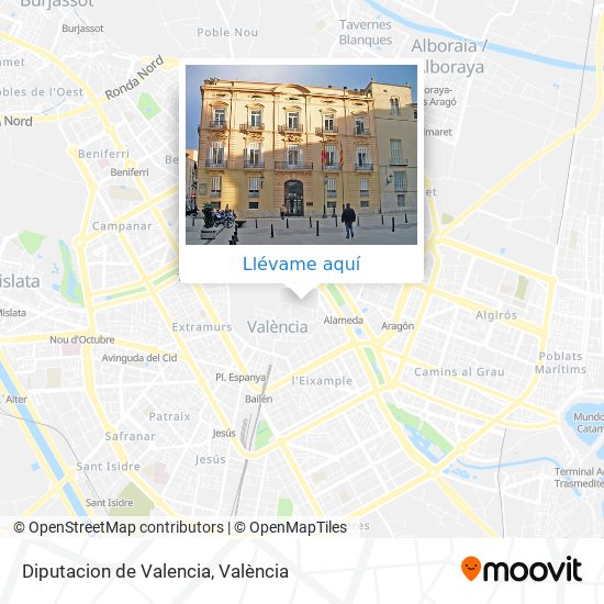 Mapa Diputacion de Valencia