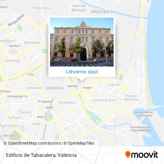 Mapa Edificio de Tabacalera