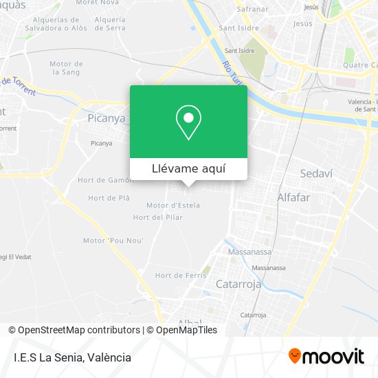 Mapa I.E.S La Senia