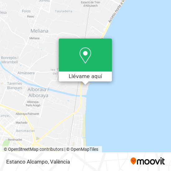 Mapa Estanco Alcampo