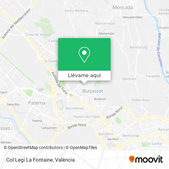 Mapa Col·Legi La Fontaine