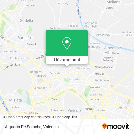 Mapa Alqueria De Solache