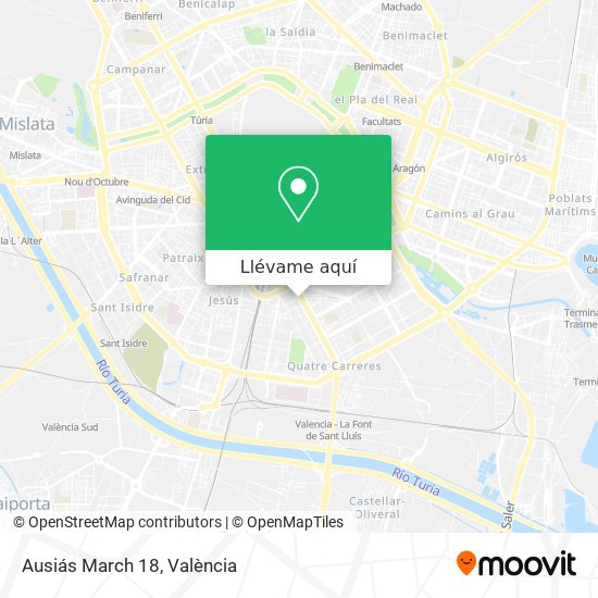 Mapa Ausiás March 18