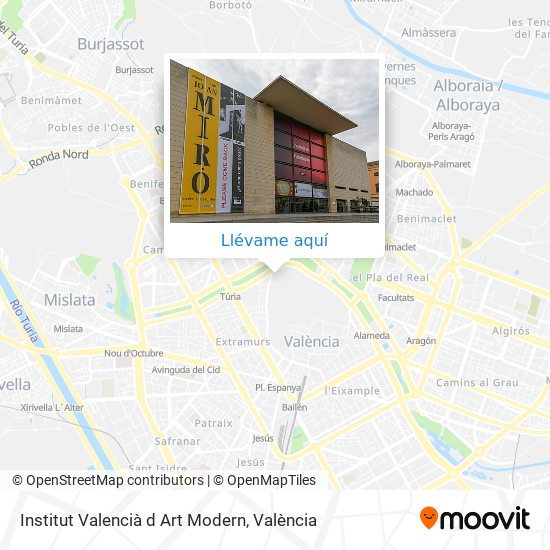 Mapa Institut Valencià d Art Modern