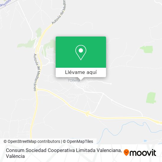 Mapa Consum Sociedad Cooperativa Limitada Valenciana