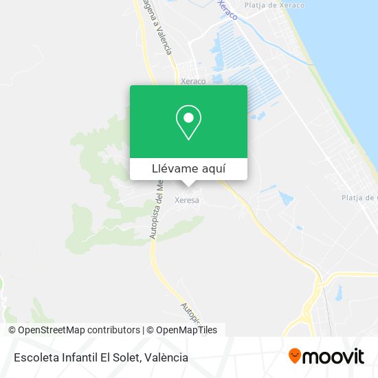 Mapa Escoleta Infantil El Solet