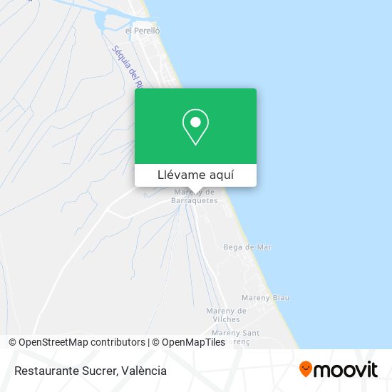 Mapa Restaurante Sucrer