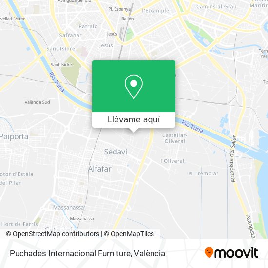 Mapa Puchades Internacional Furniture