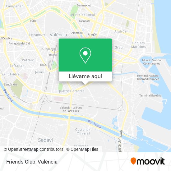 Mapa Friends Club