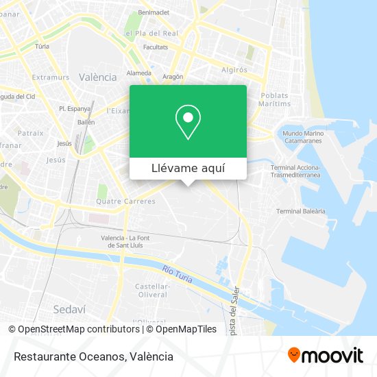 Mapa Restaurante Oceanos