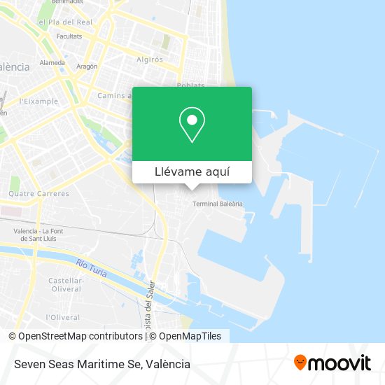 Mapa Seven Seas Maritime Se