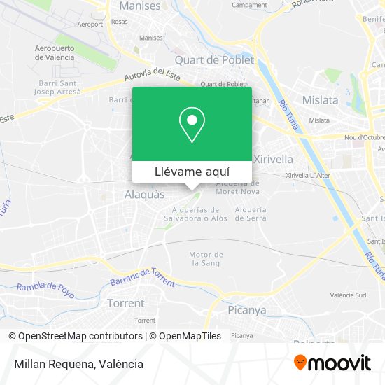Mapa Millan Requena