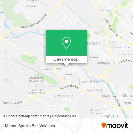 Mapa Mahou Sports Bar