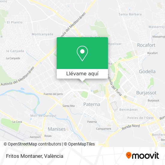 Mapa Fritos Montaner