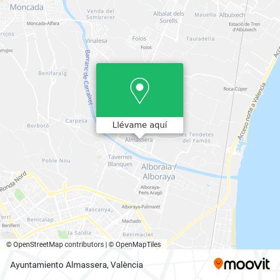 Mapa Ayuntamiento Almassera