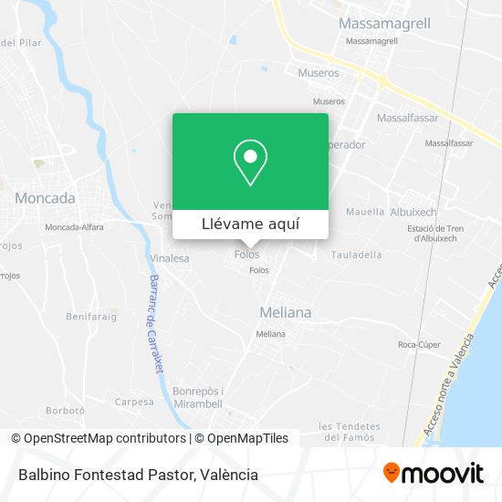 Mapa Balbino Fontestad Pastor