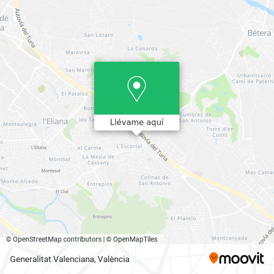 Mapa Generalitat Valenciana