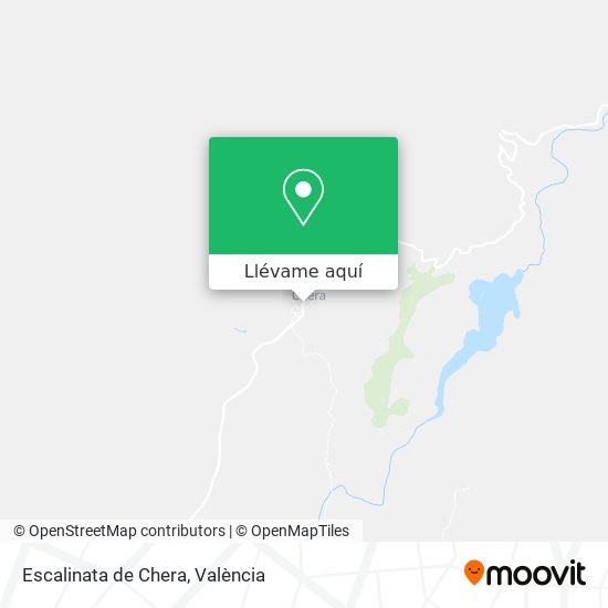 Mapa Escalinata de Chera