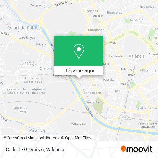 Mapa Calle de Gremis 6