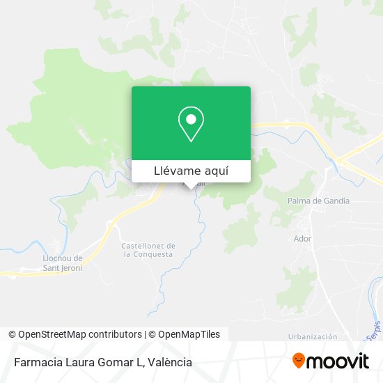Mapa Farmacia Laura Gomar L