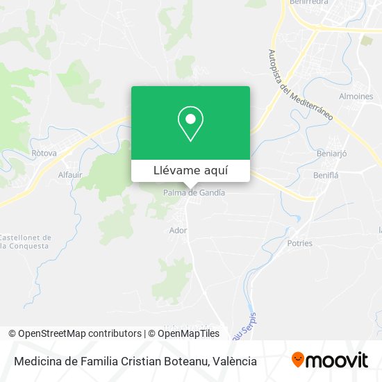 Mapa Medicina de Familia Cristian Boteanu