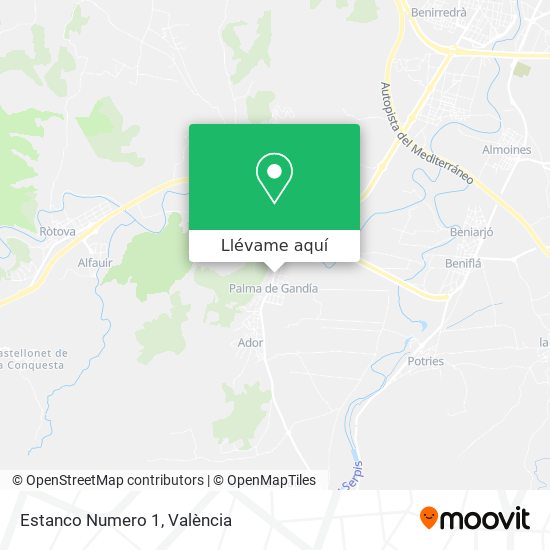 Mapa Estanco Numero 1