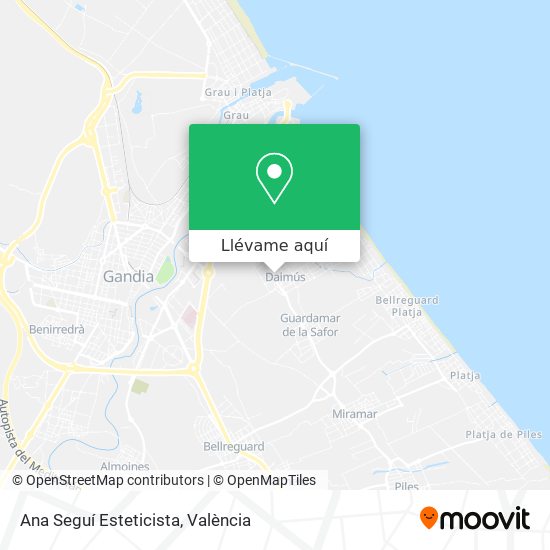 Mapa Ana Seguí Esteticista