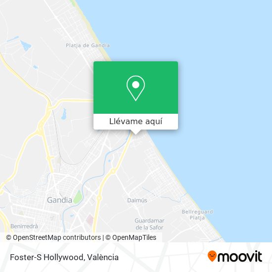 Mapa Foster-S Hollywood