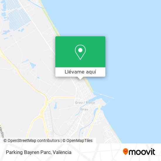 Mapa Parking Bayren Parc