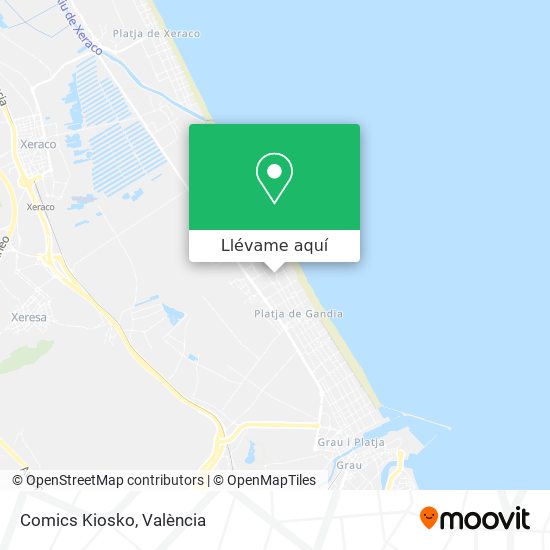 Mapa Comics Kiosko