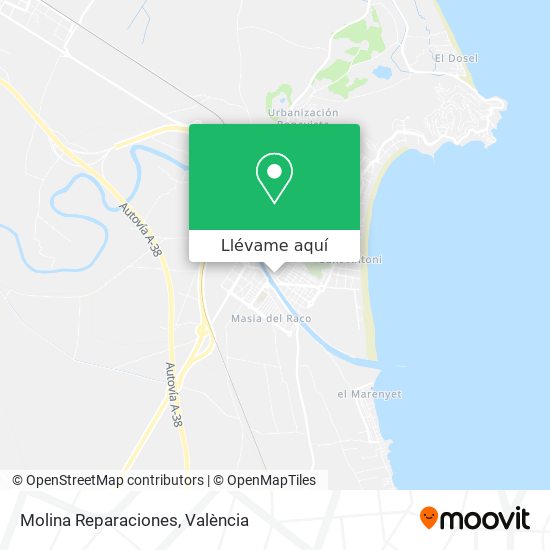Mapa Molina Reparaciones