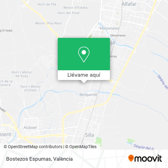 Mapa Bostezos Espumas