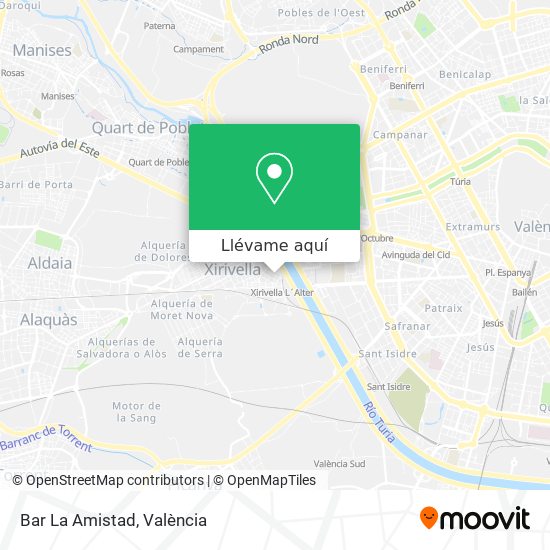 Mapa Bar La Amistad