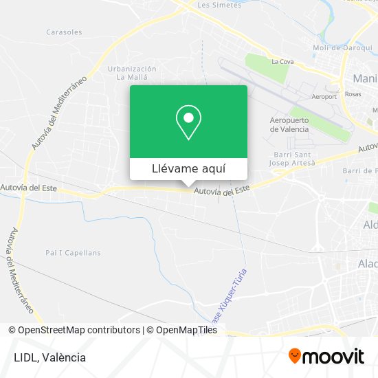 Mapa LIDL