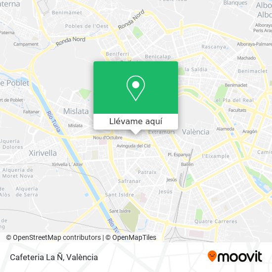 Mapa Cafeteria La Ñ