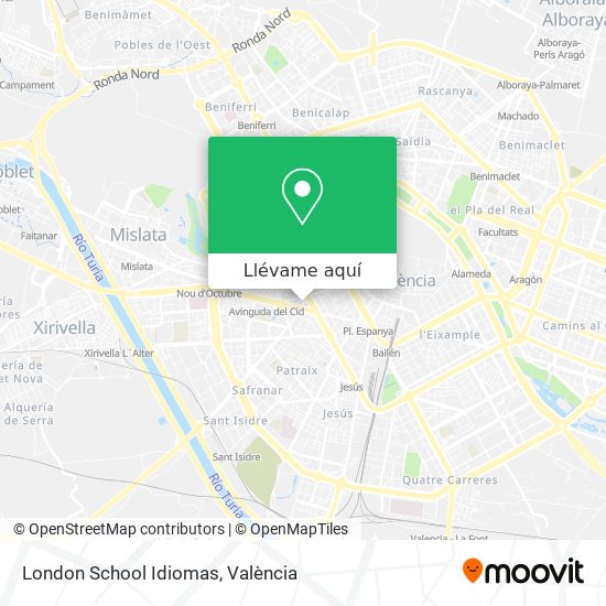 Mapa London School Idiomas