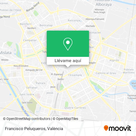 Mapa Francisco Peluqueros