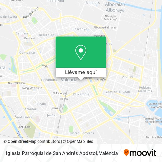 Mapa Iglesia Parroquial de San Andrés Apóstol