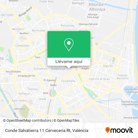Mapa Conde Salvatierra 11 Cerveceria Rt