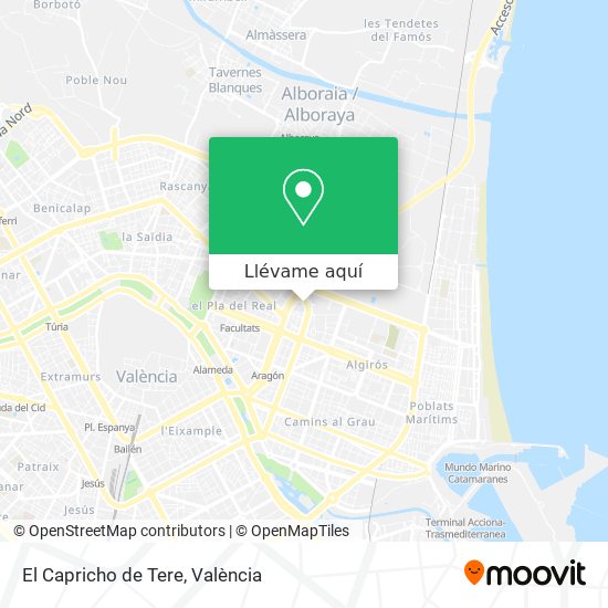 Mapa El Capricho de Tere