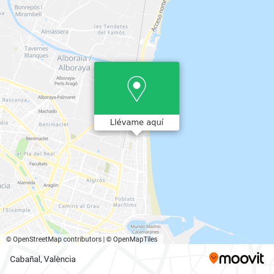 Mapa Cabañal