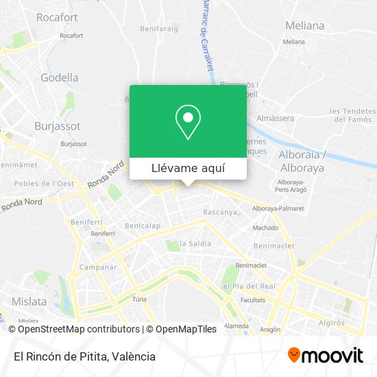 Mapa El Rincón de Pitita
