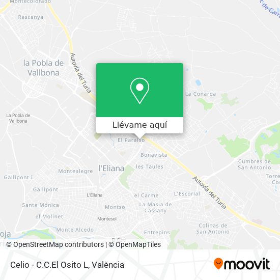 Mapa Celio - C.C.El Osito L