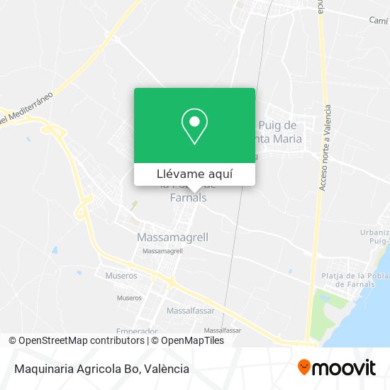 Mapa Maquinaria Agricola Bo