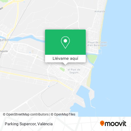 Mapa Parking Supercor