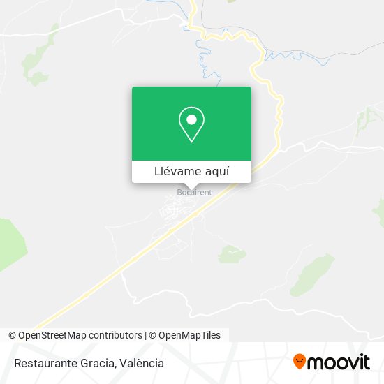 Mapa Restaurante Gracia