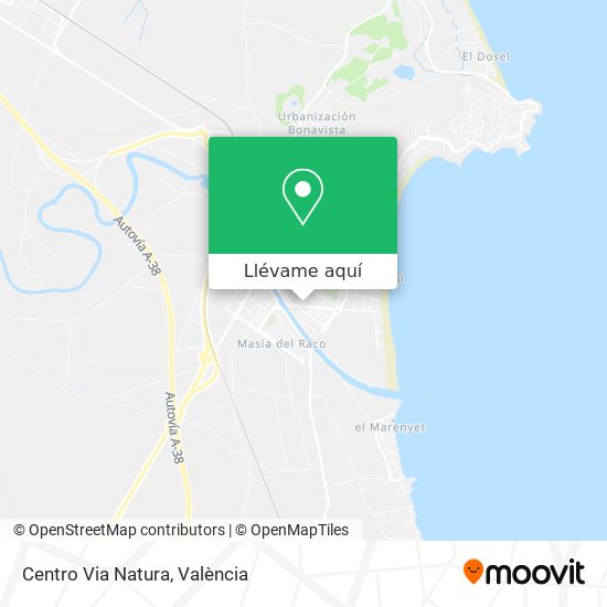 Mapa Centro Via Natura