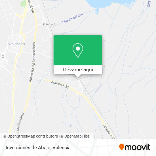 Mapa Inversiones de Abajo