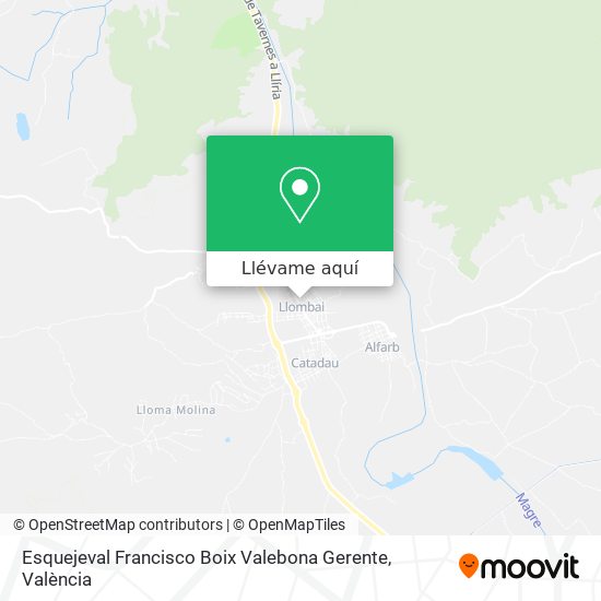 Mapa Esquejeval Francisco Boix Valebona Gerente